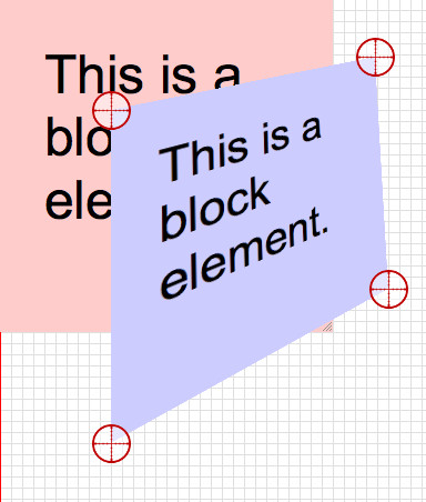 3D Transform with Larger Typography